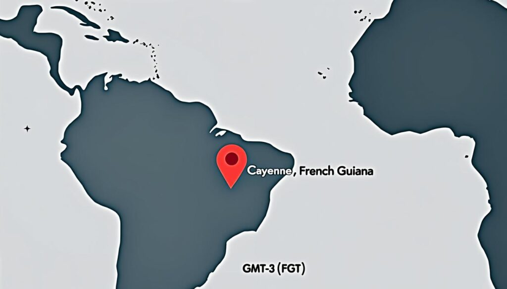 découvrez l'heure actuelle à cayenne avec le décalage horaire exact et le fuseau horaire précis pour une gestion optimale du temps.