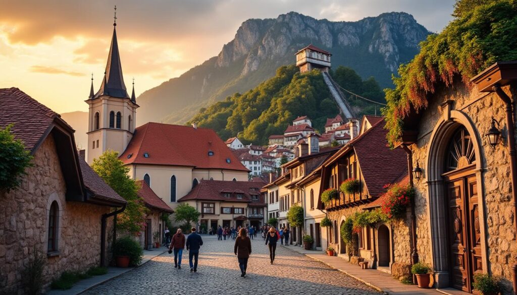 découvrez brașov en transylvanie, une ville médiévale pittoresque nichée au pied des montagnes carpates, riche en histoire, culture et paysages naturels magnifiques.