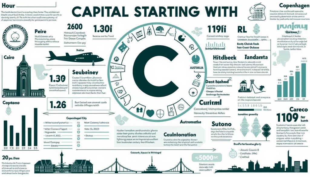 découvrez la liste complète des capitales commençant par la lettre c avec des détails clés sur chacune d'elles. explorez ces villes incontournables et enrichissez vos connaissances géographiques.