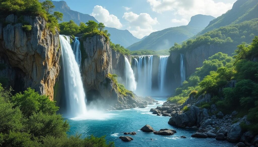 découvrez les magnifiques cascades de polylimnio en grèce, un site naturel incontournable offrant des panoramas époustouflants et des piscines naturelles pour une expérience unique en pleine nature.