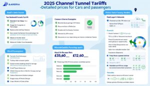découvrez les tarifs détaillés pour traverser le tunnel sous la manche en 2025, incluant les prix pour voiture et passagers. préparez votre voyage en toute transparence.