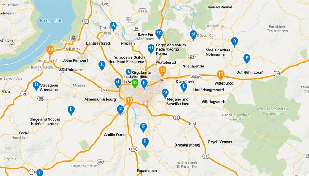 découvrez notre carte interactive de l'alsace avec un plan détaillé des villes et des sites clés pour explorer facilement cette région riche en patrimoine et en culture.