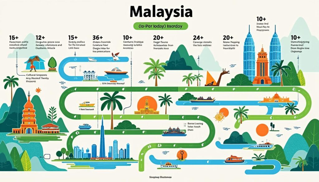 découvrez notre circuit de 10 jours en malaisie avec un itinéraire complet pour explorer les incontournables du pays, entre nature, culture et villes dynamiques.