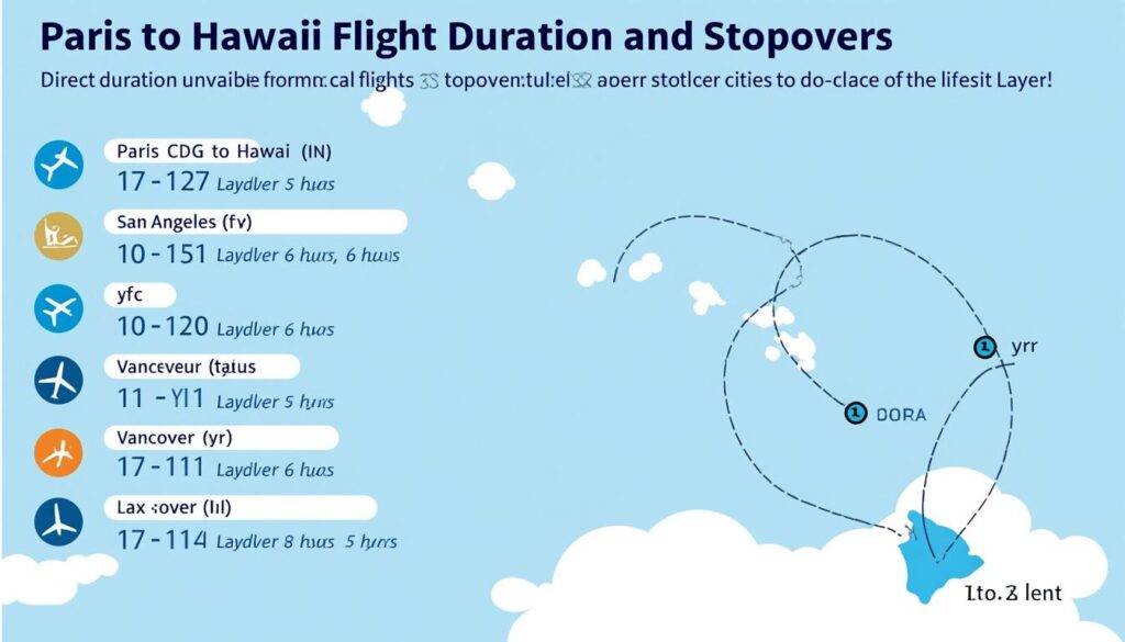 découvrez la durée des vols paris-hawaï, les escales possibles et les meilleures options pour planifier votre voyage en toute simplicité.