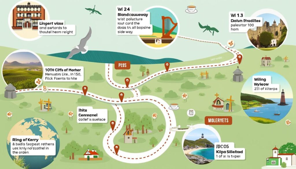 découvrez notre circuit de 7 jours en irlande avec un itinéraire complet incluant les sites incontournables pour une expérience inoubliable.
