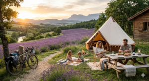 Évitez la foule du littoral méditerranéen et trouvez la paix dans un camping dans la Drôme