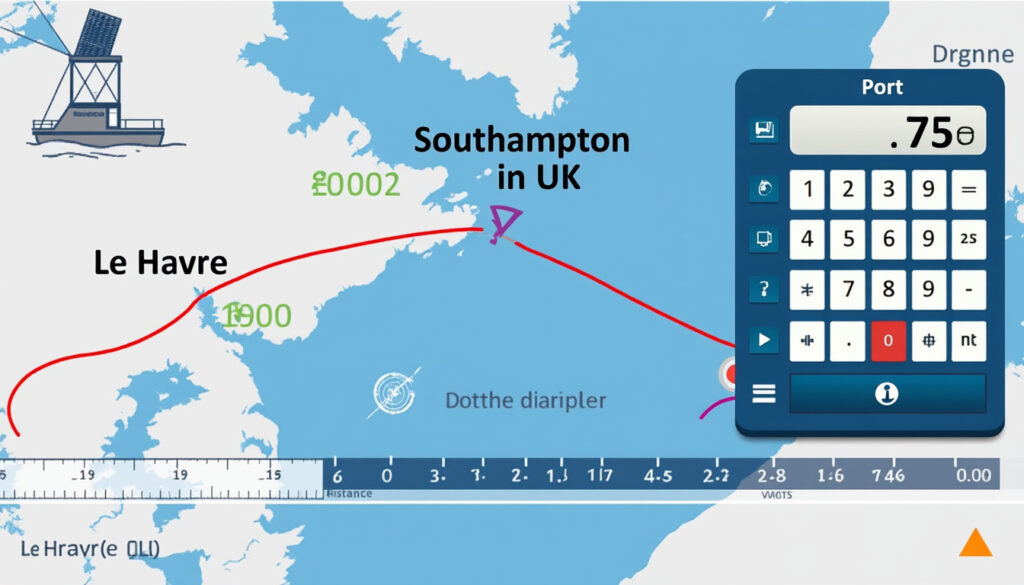 calculez rapidement et précisément la distance nautique en milles entre deux ports pour planifier efficacement vos trajets en mer.
