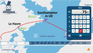 calculez rapidement et précisément la distance nautique en milles entre deux ports pour planifier efficacement vos trajets en mer.