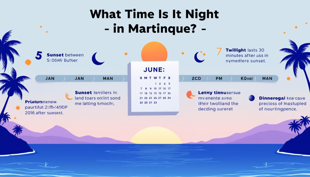 découvrez à quelle heure le soleil se couche en martinique selon les saisons, et profitez pleinement des soirées tropicales avec nos horaires du coucher du soleil.