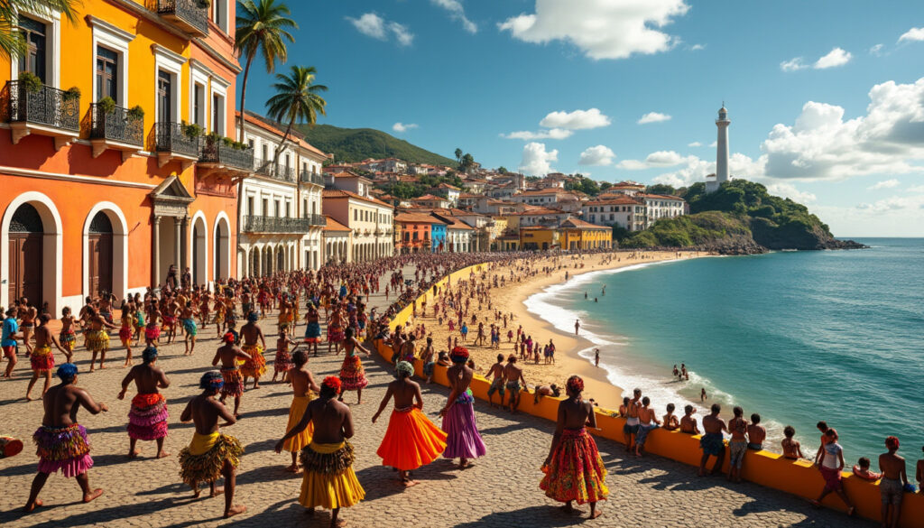 découvrez salvador de bahia, une ville riche en culture et en histoire. explorez ses sites incontournables, sa musique, sa cuisine et son patrimoine unique.