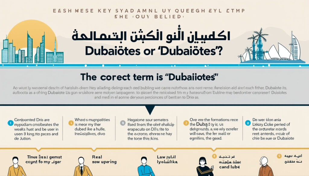 découvrez comment s'appellent les habitants de dubaï : dubaïotes ou doubaïotes, et apprenez l'usage correct de ces termes souvent confondus.