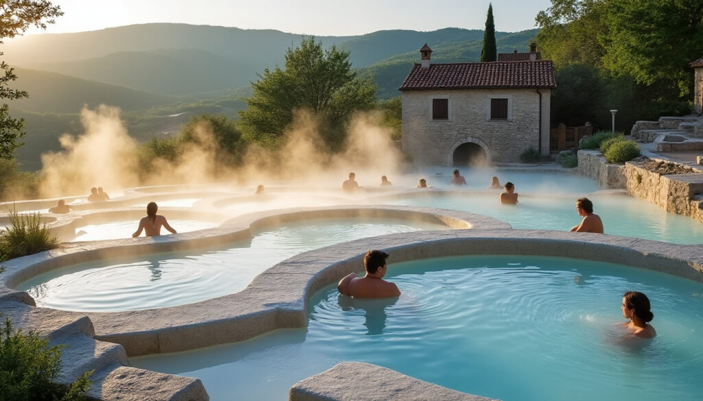 découvrez san filippo ai bagni, un joyau caché de toscane, célèbre pour ses sources chaudes naturelles aux eaux bienfaisantes, parfaites pour une détente authentique au cœur d'un cadre naturel exceptionnel.