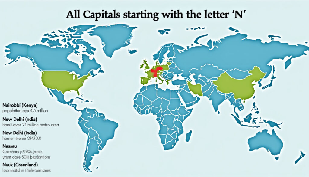 découvrez la liste complète des capitales commençant par la lettre n en 2025, accompagnée d'informations clés pour mieux connaître ces villes incontournables.