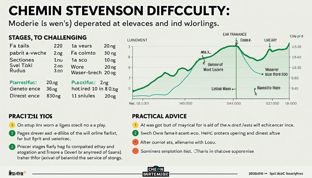 découvrez la difficulté du chemin stevenson avec nos informations détaillées sur les étapes, le dénivelé et des conseils pratiques pour bien préparer votre randonnée.