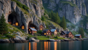 découvrez helleren jøssingfjord, un site naturel unique abritant des maisons troglodytes traditionnelles nichées dans des falaises impressionnantes, alliant histoire et paysages spectaculaires.