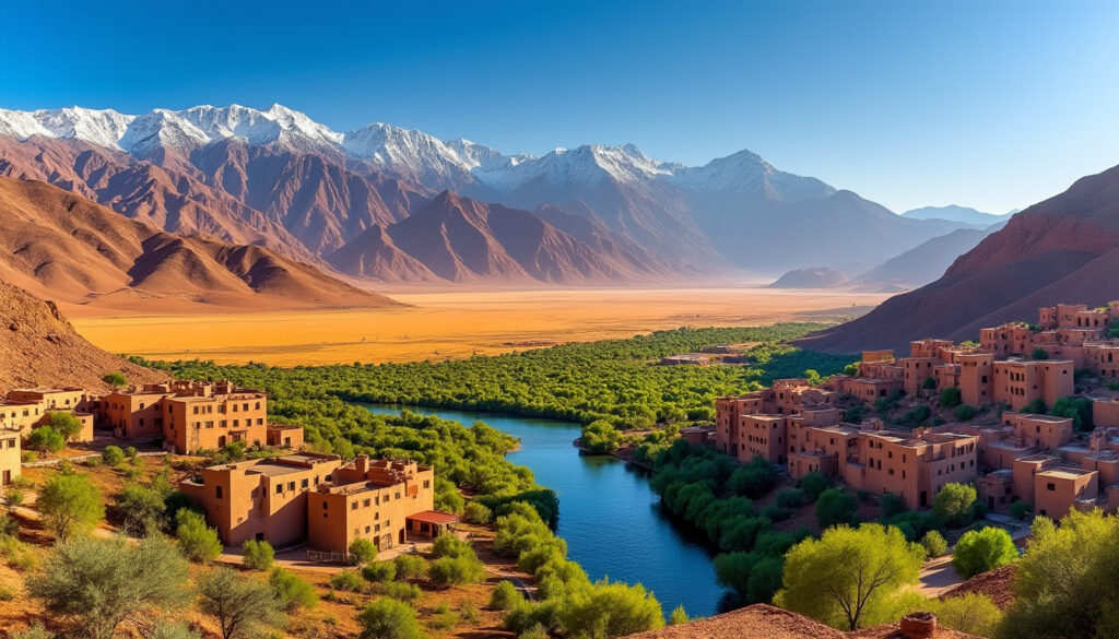 explorez les paysages marocains et découvrez les plus beaux sites naturels du maroc, entre montagnes majestueuses, dunes dorées et oasis verdoyantes.