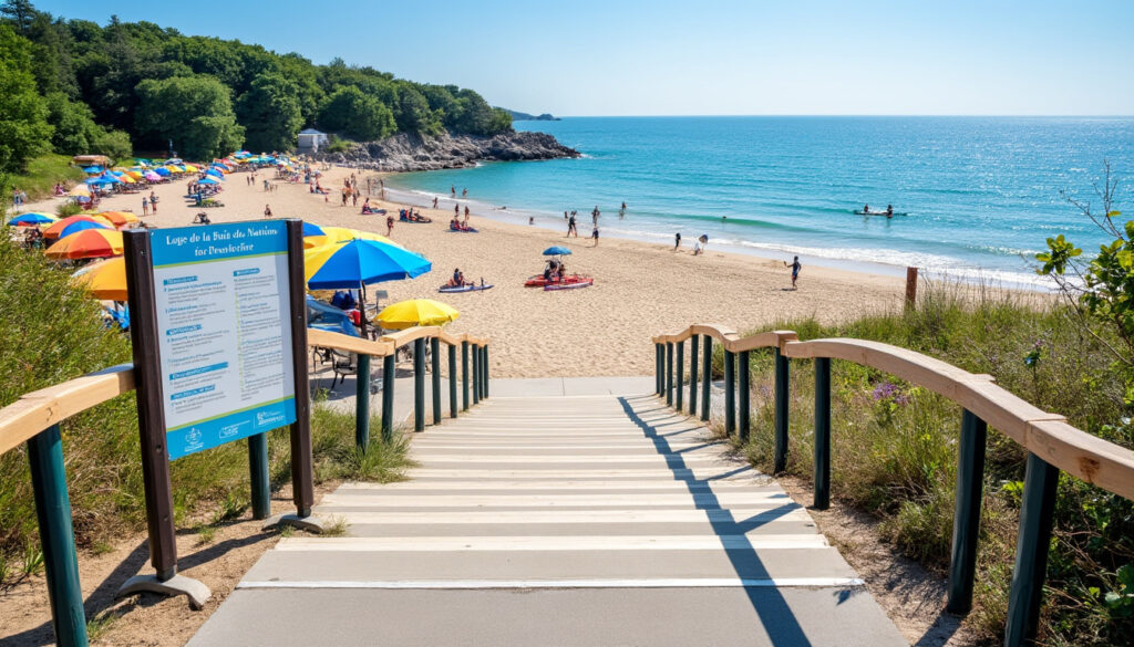 découvrez la plage de la baie des nations : informations sur l'accès, les activités à faire et des conseils pratiques pour profiter pleinement de votre visite.