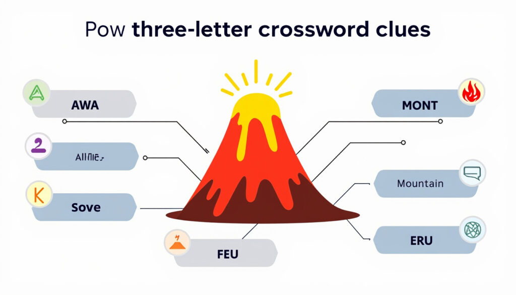 découvrez des solutions simples pour trouver le volcan en 3 lettres dans vos mots croisés et mots fléchés, avec des astuces rapides et efficaces.